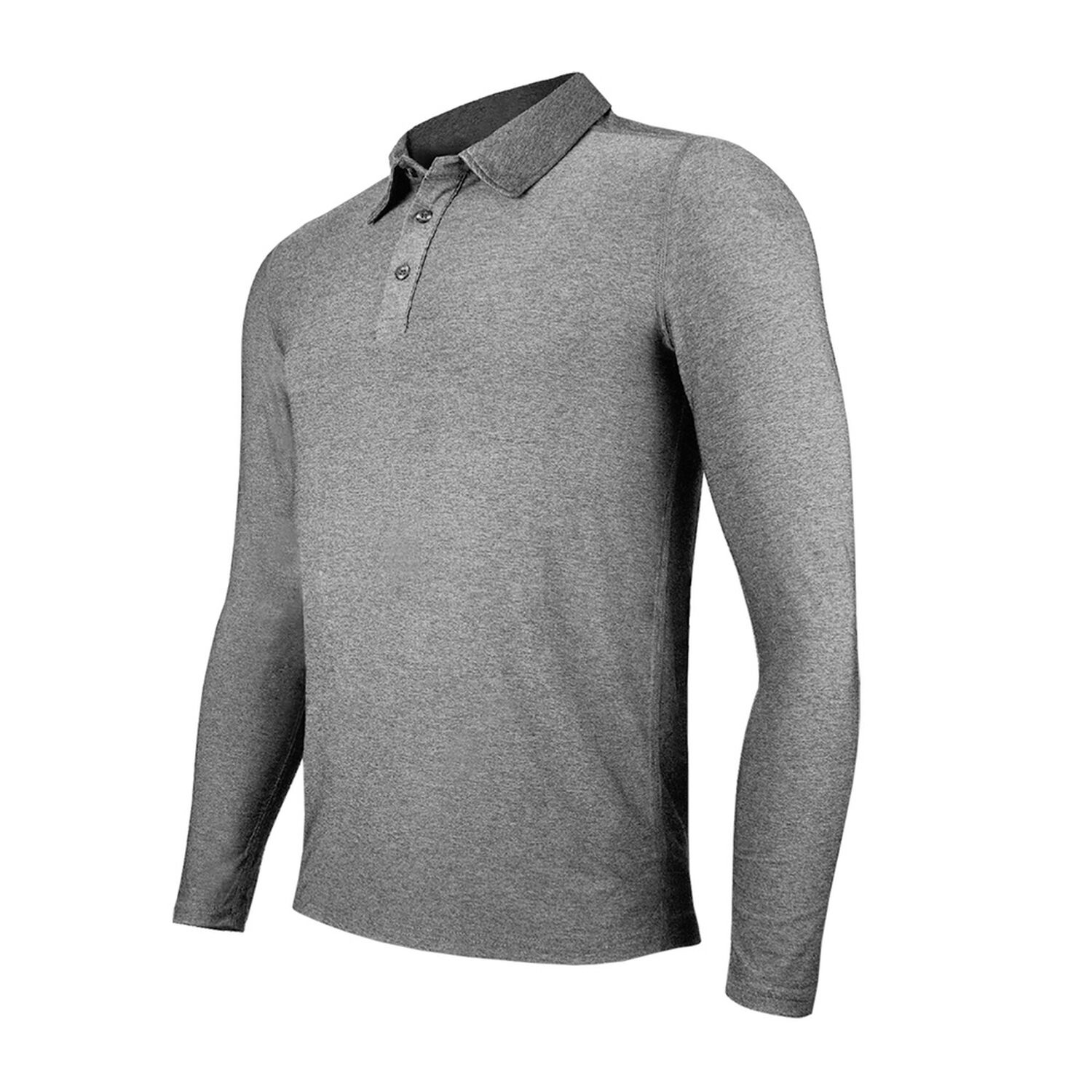 Polera Dry Fit Manga Larga Con Cuello Pale Hombre image number 1.0
