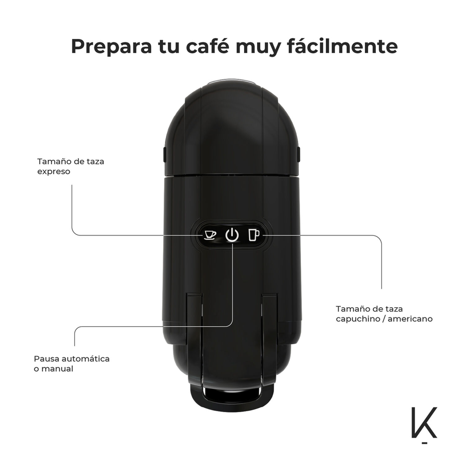 Cafetera Arezzo 4 En 1 Autom&aacute;tica Kitchen-it image number 4.0