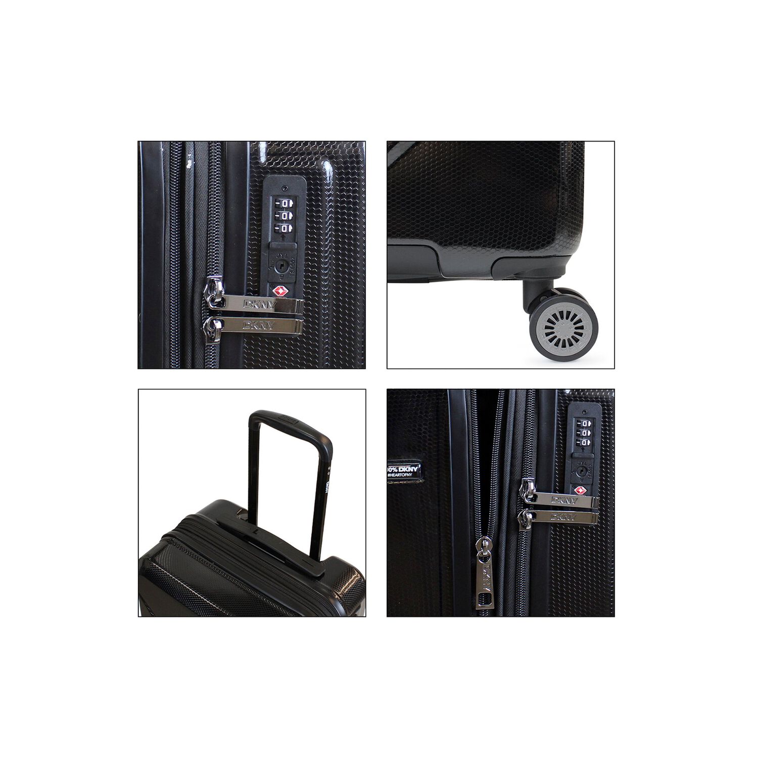 Pack 2 Maletas M 20kg + L 23kg Donna Karan Your Call Negra Dkny image number 4.0