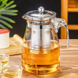 Tetera Vidrio Acero Inoxidable 750ml Con Infusor