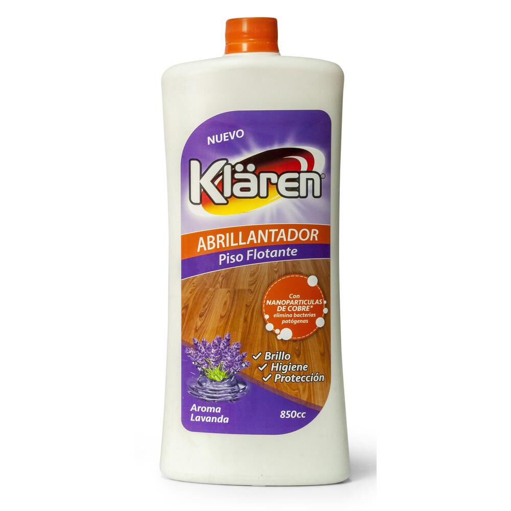 Abrillantador Piso Flotante 850ml Lavanda - Klaren image number 0.0
