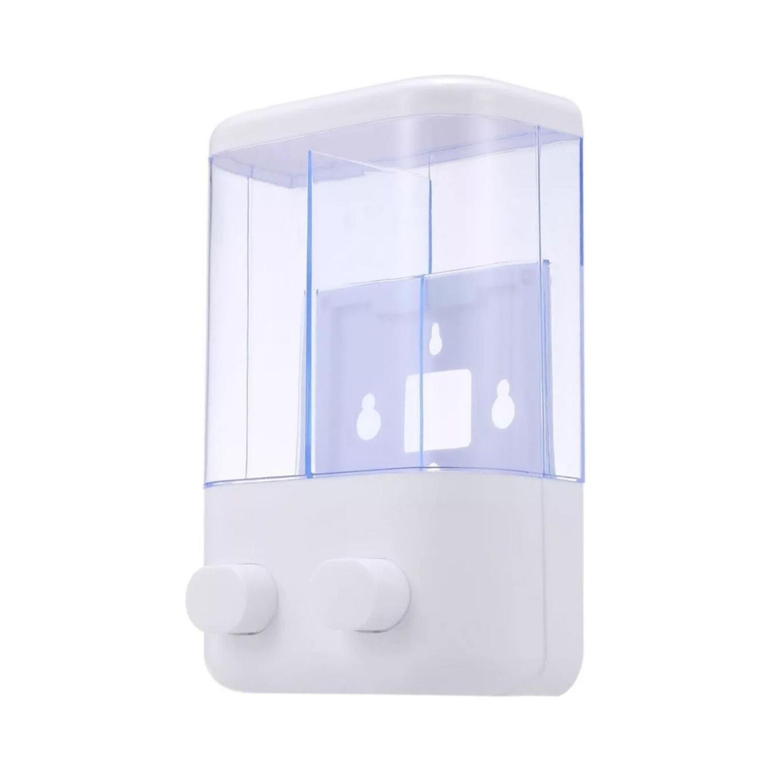 Dispensador Jab&oacute;n Ba&ntilde;o Doble Blanco image number 2.0