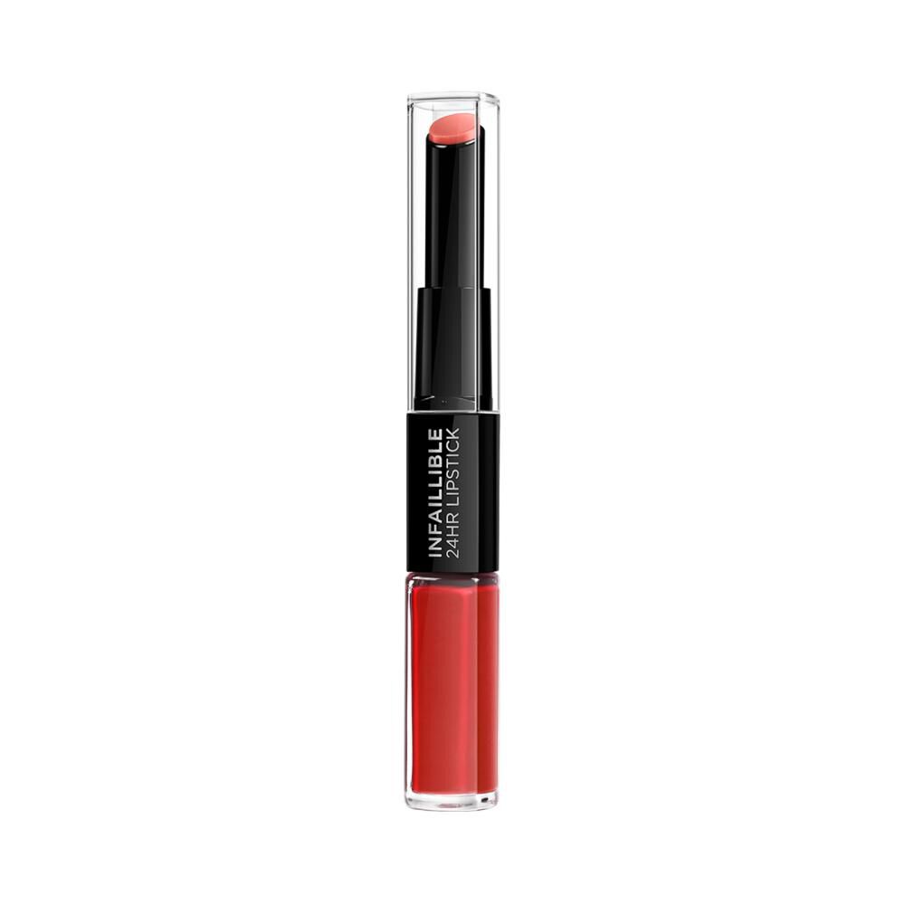 Labial Larga Duración L'oreal Infallible 24hr 2-step 506 Red Infaillible image number 2.0