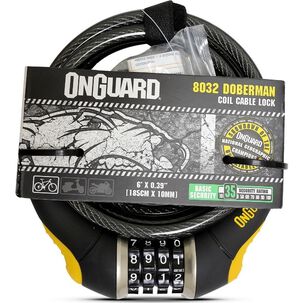 Candado Bicicleta Onguard Espiral Clave Doberman