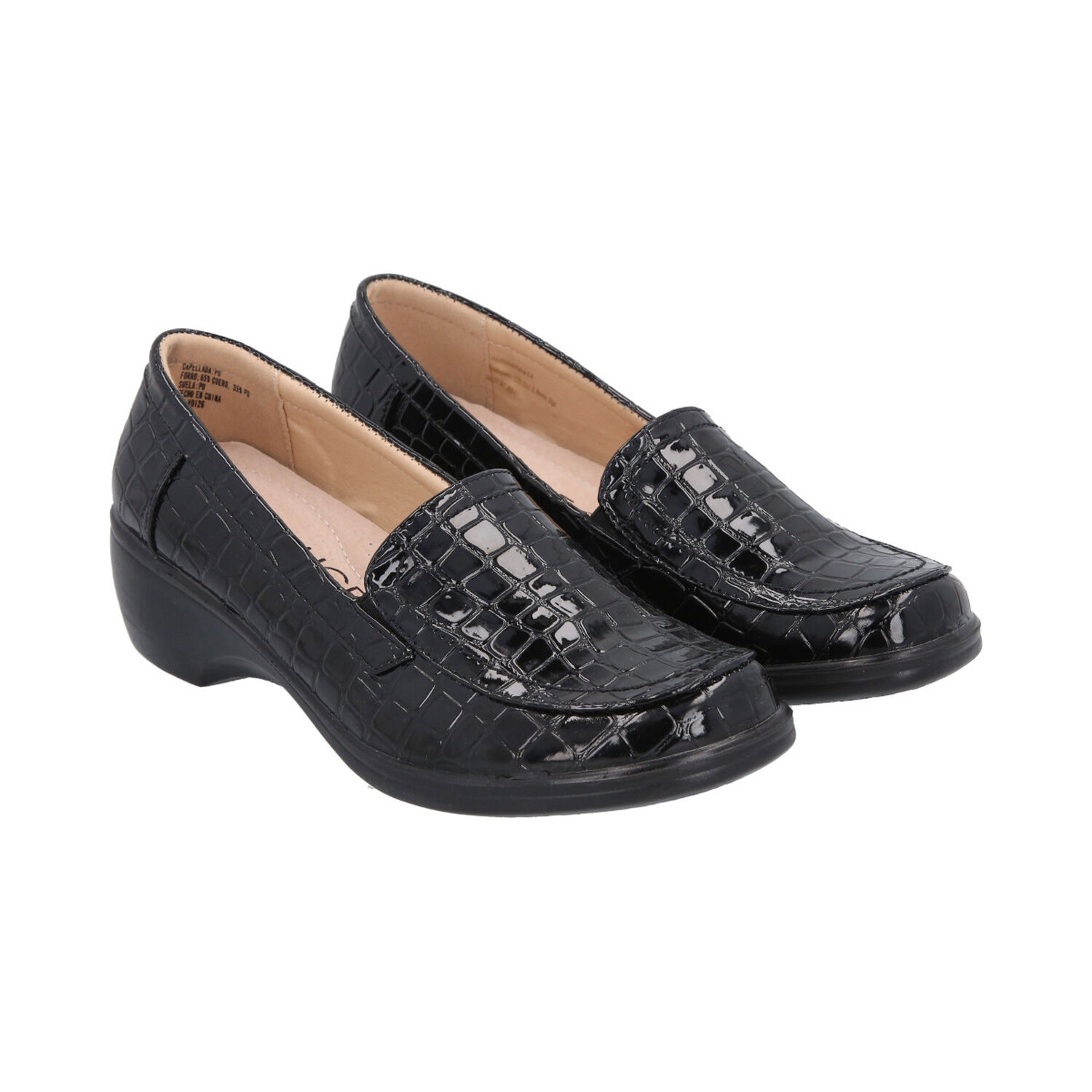Zapato Karlar Negro Police image number 1.0