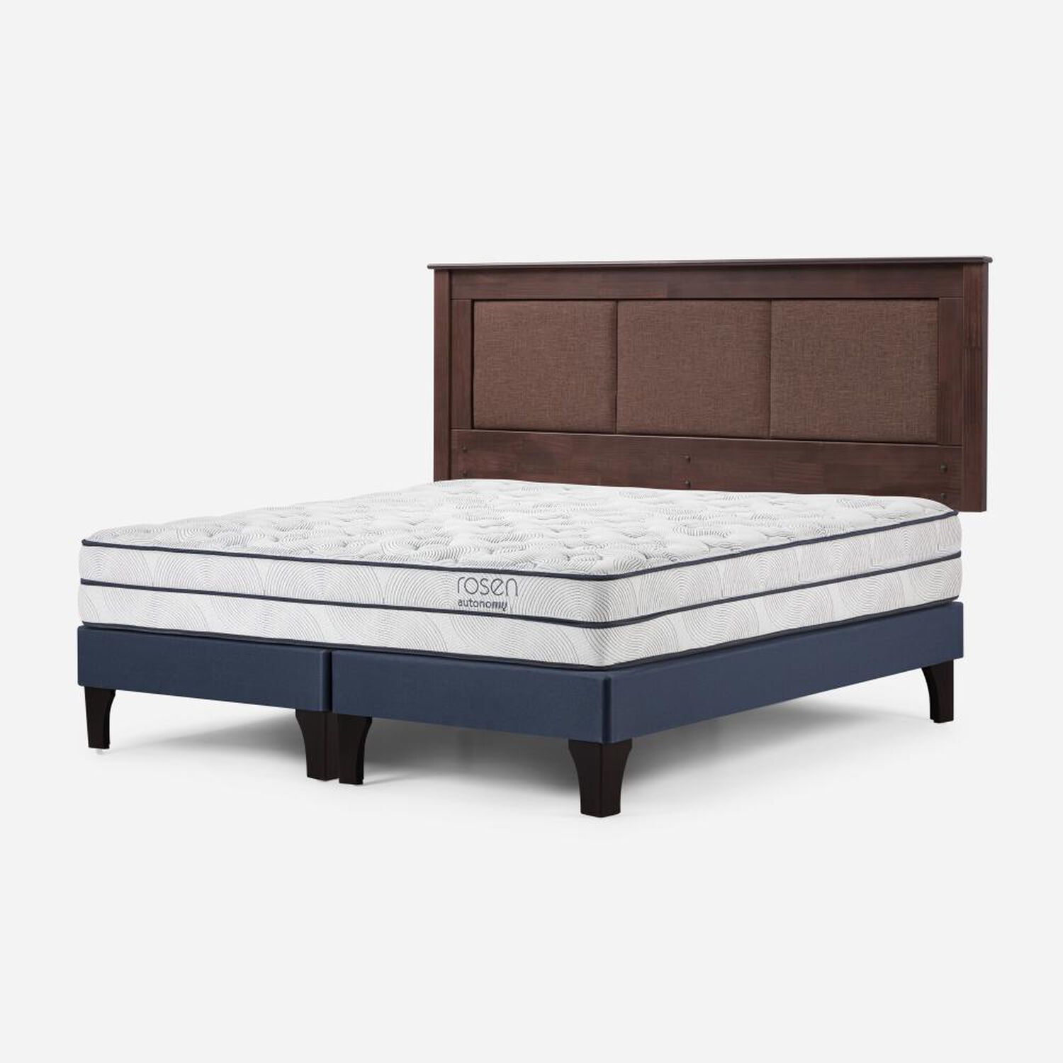 Cama Europea Rosen Autonomy Sky / King / Base Dividida + Respaldo Rachel image number 2.0