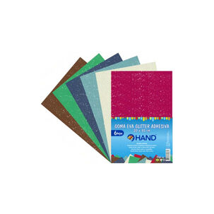 Pack 60 Hojas Goma Eva Glitter Adhesiva 20x30cms Colores - Ps