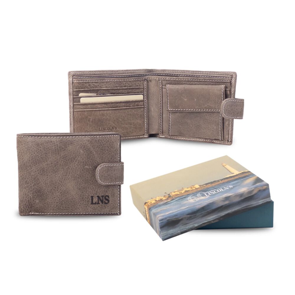 Billetera Cuero Hombre Febo Con Presilla Nuez Lincoln's image number 1.0
