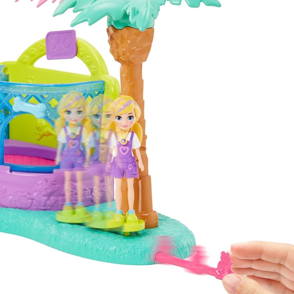 Set De Juegos Mini Muñecas Polly Pocket Parque Temático De Mascotas image number 3.0