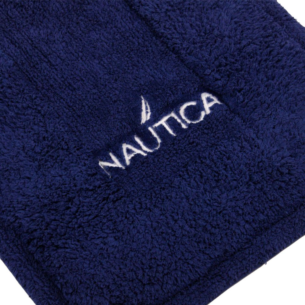 Pack 2 Alfombra De Ba&ntilde;o Algod&oacute;n Absorbente Gozo Nautica 50x80cm Azul Marino image number 5.0