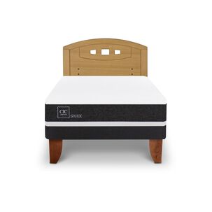 Cama Europea Cic Ortopedic / 1.5 Plazas / Base Normal + Respaldo