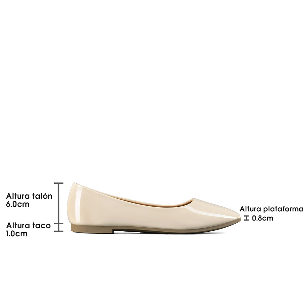 Ballerina Confort Charol Mujer Weide You511 image number 7.0