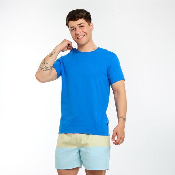 Polera Estampada Manga Corta Cuello Redondo Hombre Skuad