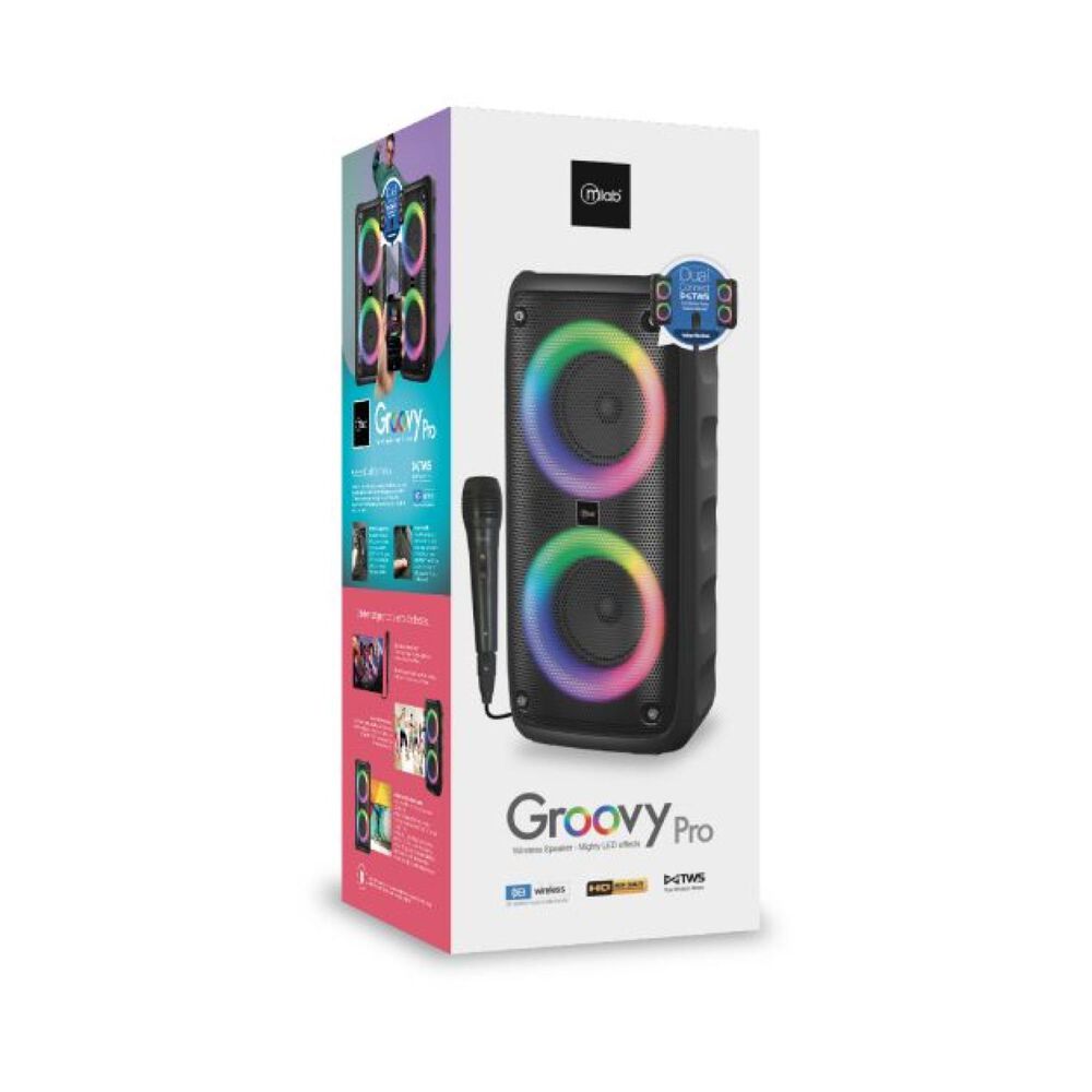 Parlante Bluetooth Karaoke 2000w Rgb Colorfell Pro 9102 image number 3.0