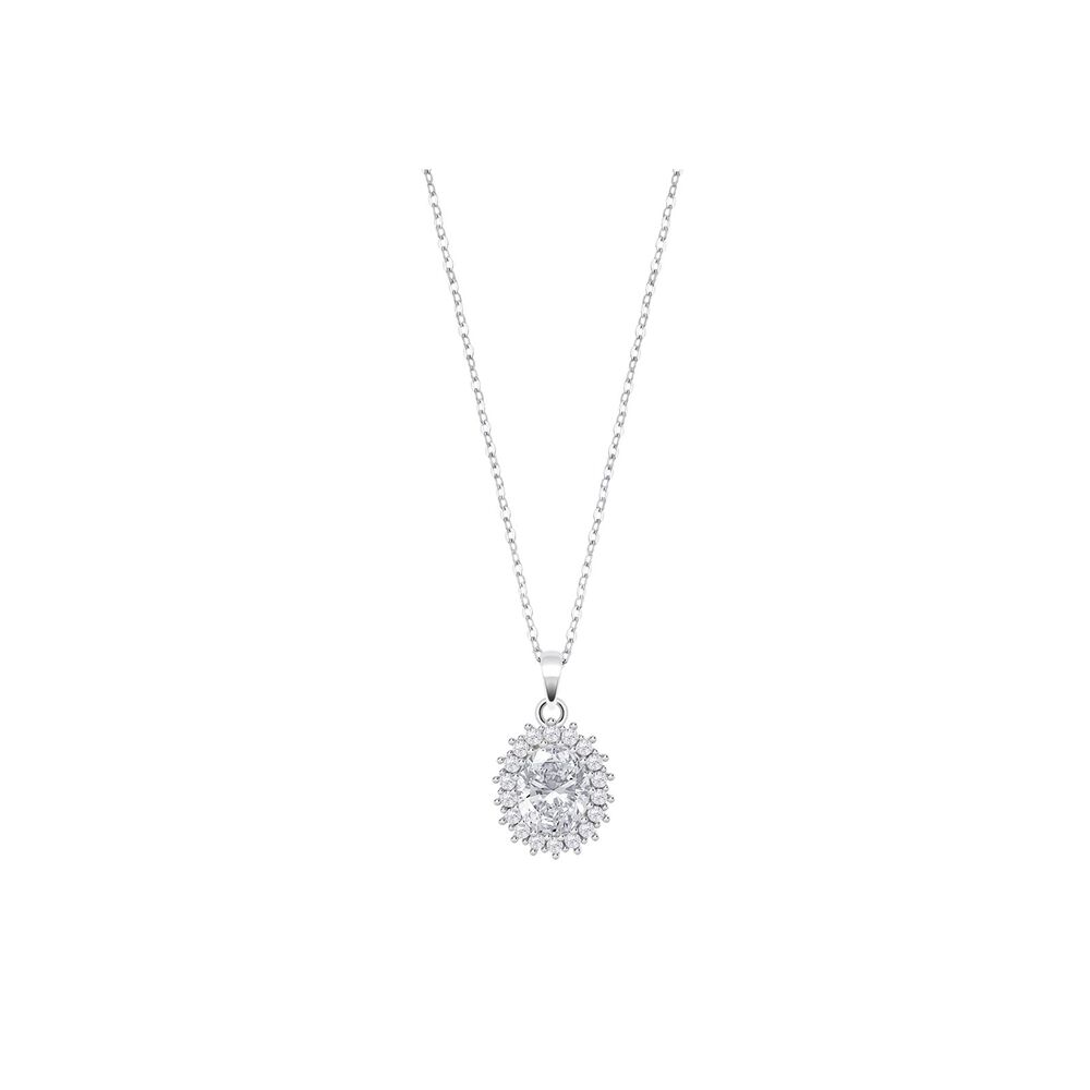 Collar Lp3459-1/2 Lotus Silver Mujer Leros image number 0.0