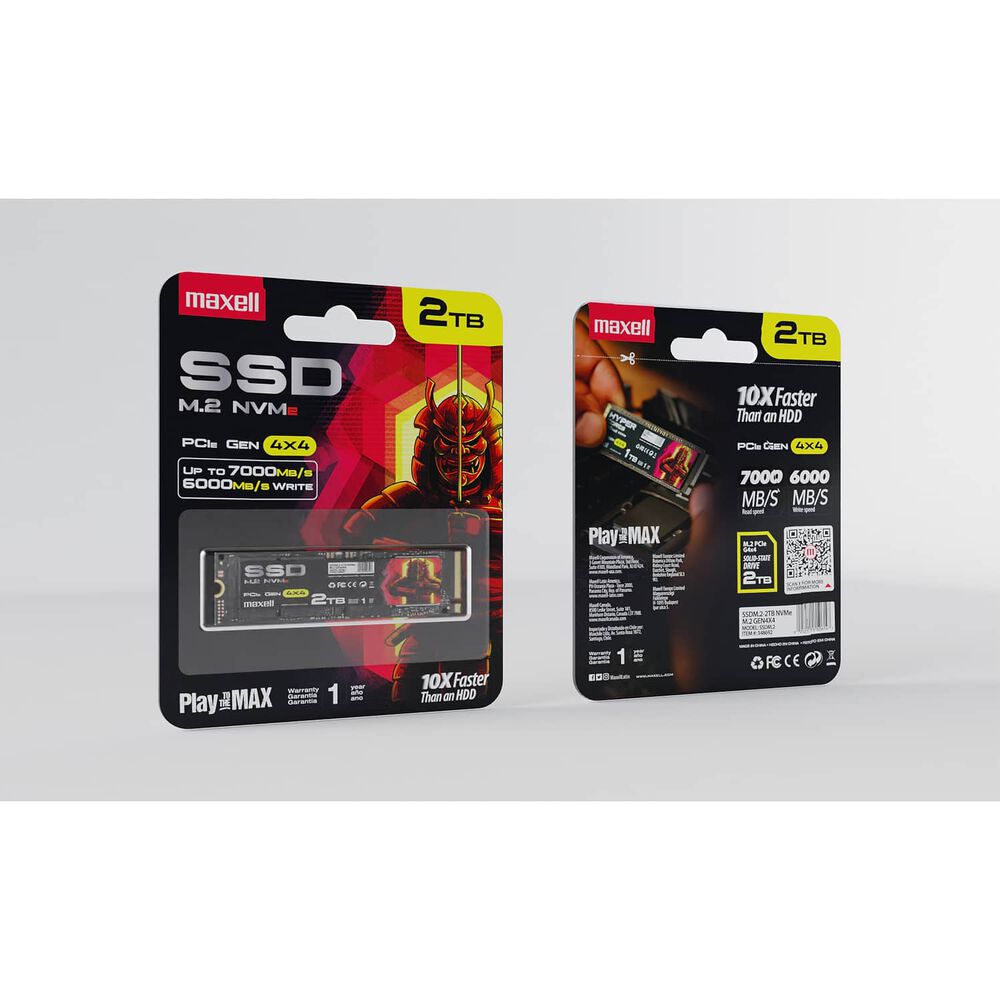 Disco Ssd 2tb M.2 Nvme Pcie Gen 4x4 Maxell Hasta 7000mb/s image number 4.0