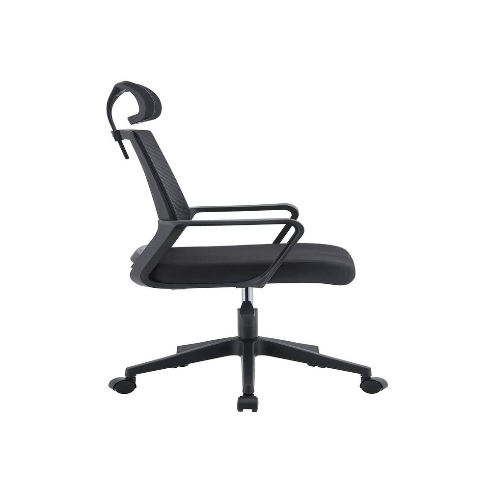 Silla De Oficina Ejecutiva Roma Ergonomica Color Negro Bm-695 Arthome image number 3.0