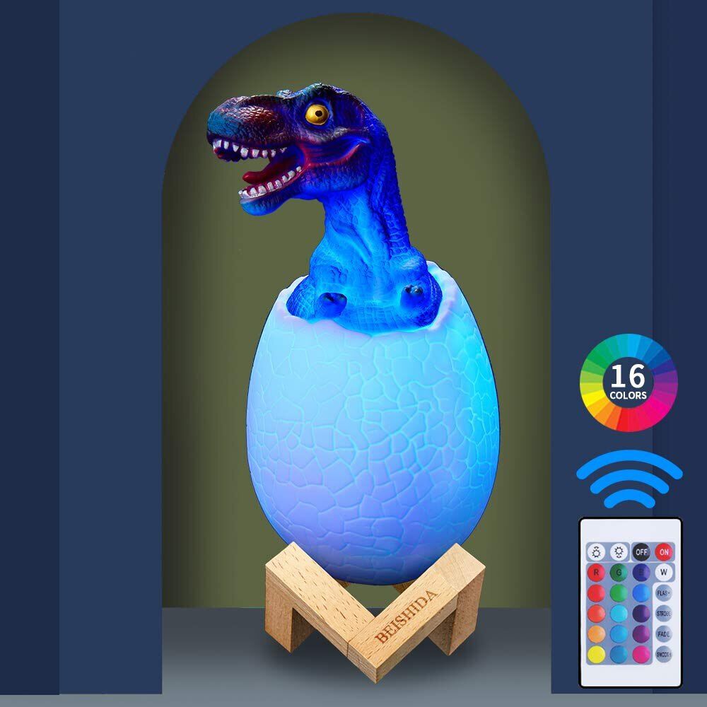 Lampara Dinosaurio Huevos Recargable Multicolor image number 12.0