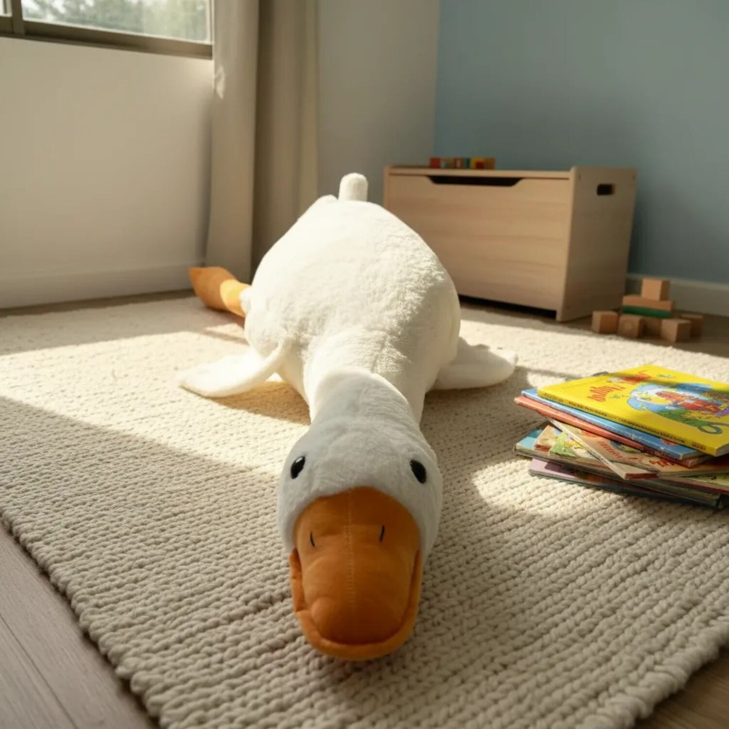 Peluche Ganso Gigante Suave Decorativo image number 3.0
