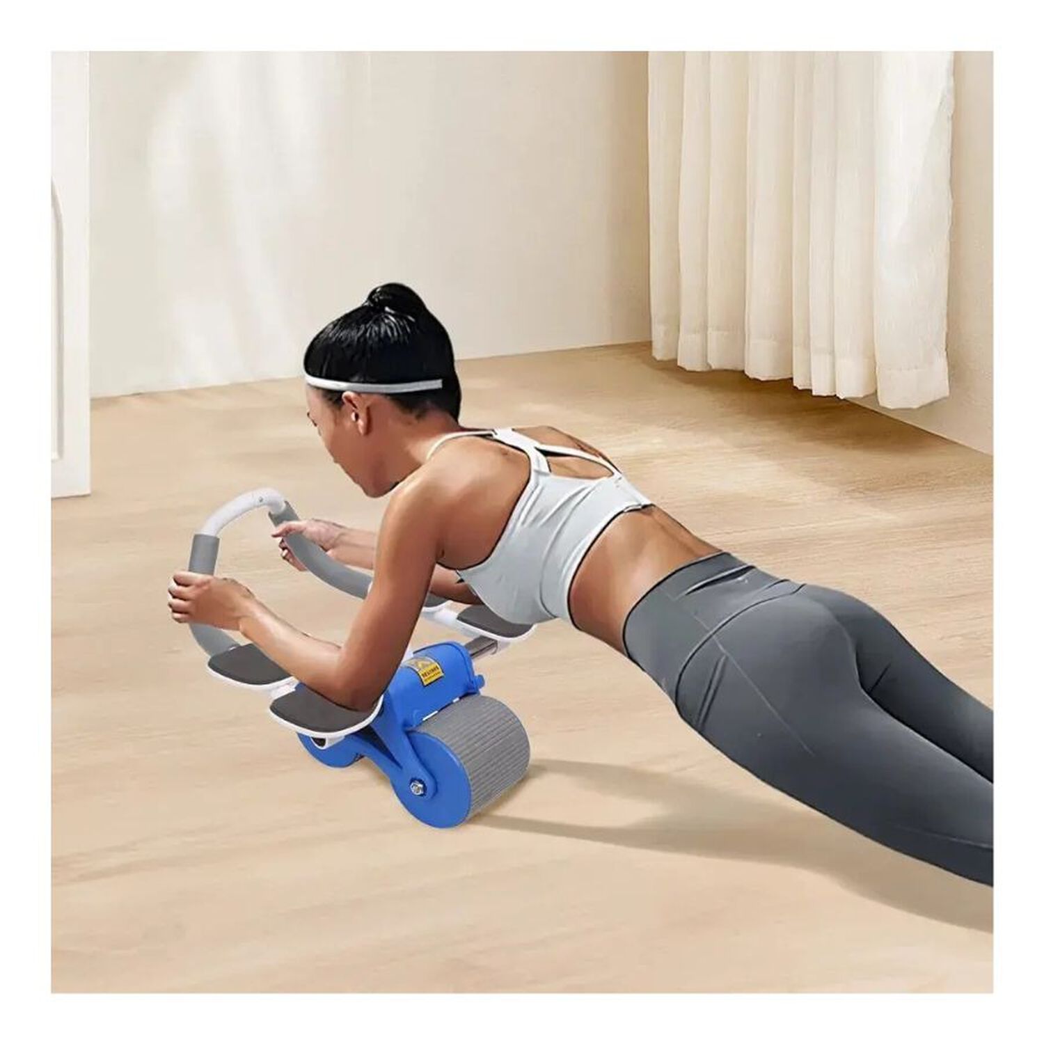 Rodillo Para Abdominales Y Espalda Ejercitador Fitness image number 2.0