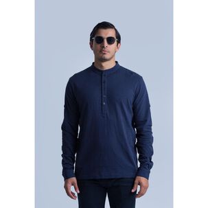 Polera Manga Larga Cuello Redondo Hombre Hummer