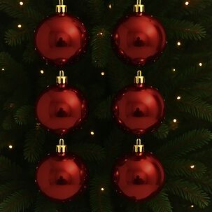 6 Esferas Navideñas Bambalinas Adorno 8cm Vino Decoracion 6 Esferas Navideñas Bambalinas Adorno 8cm Vino Decoracion