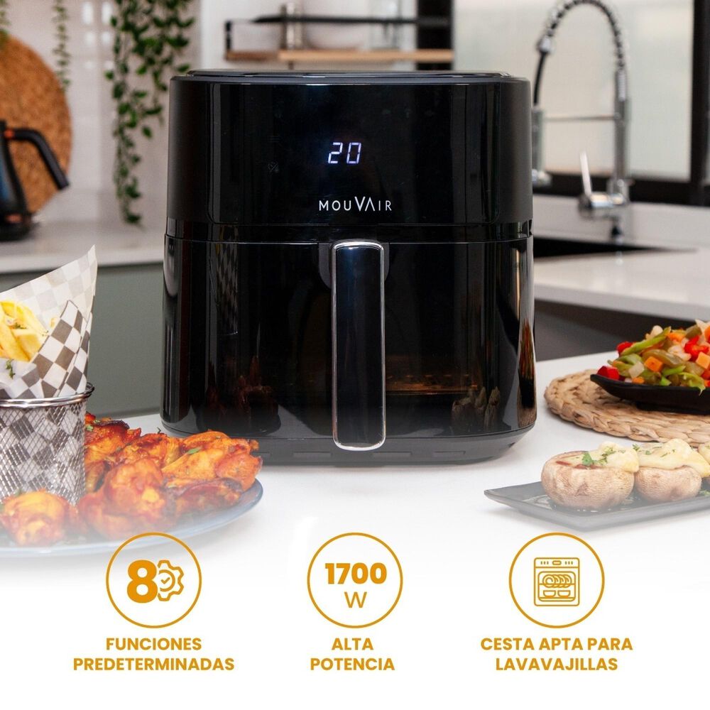 Freidora De Aire 6 L Mouvair Clear Fry image number 2.0