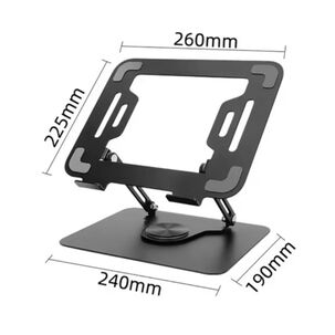 Soporte Notebook Giratorio 360 Ajustable Metalico