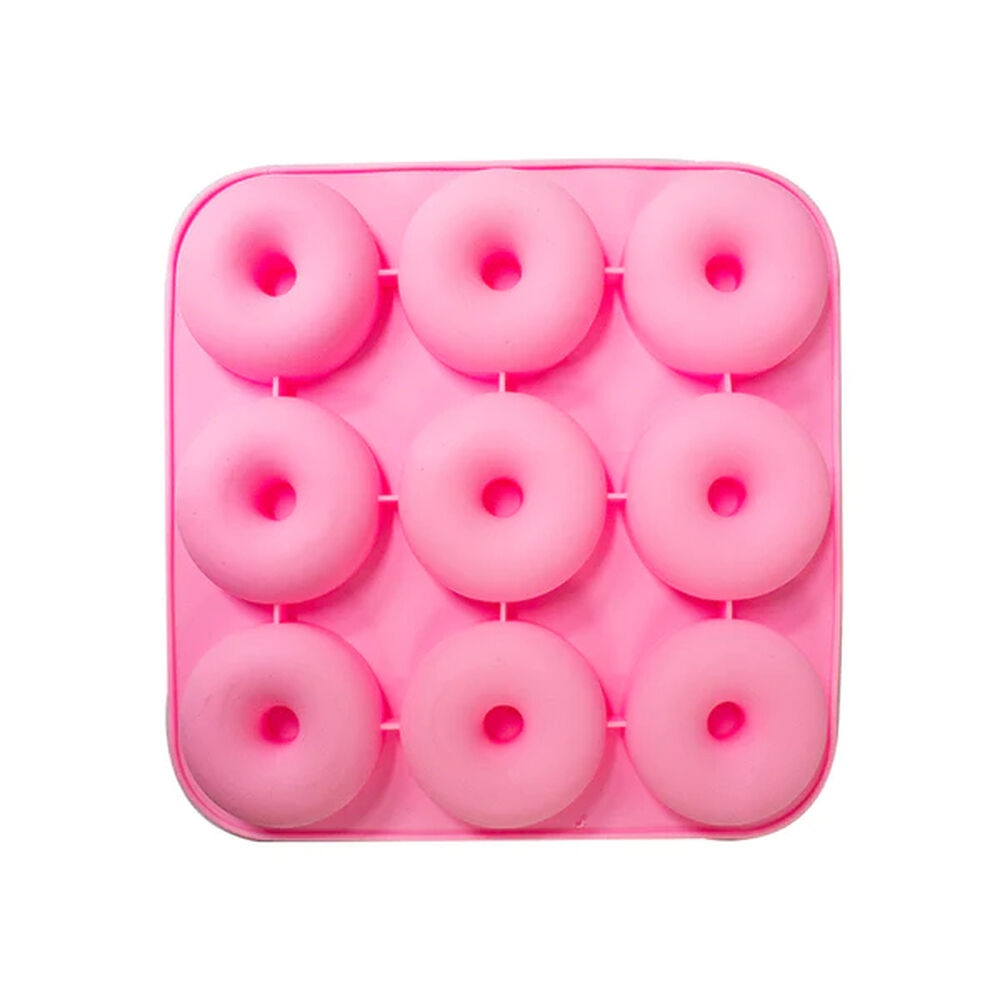 Moldes De Silicona Para Donas Rosa image number 0.0