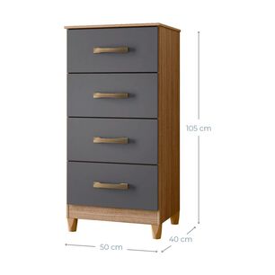 C&oacute;moda Vekka Home Comoda Mobi / 4 Cajones