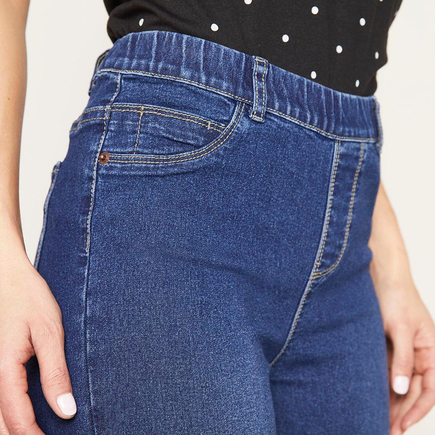 Jegging Tiro Alto Skinny Sin Cierre Mujer Geeps image number 3.0