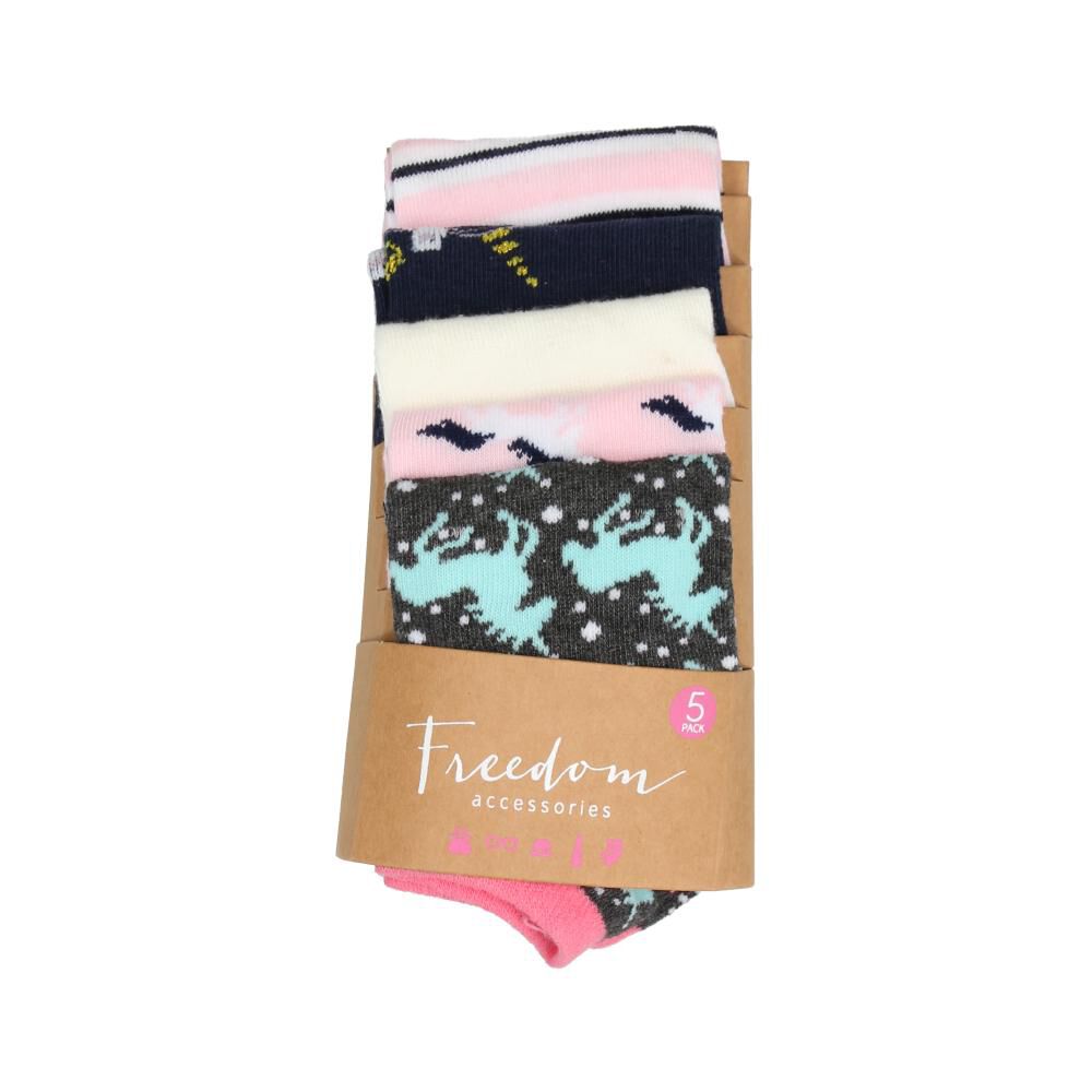 Pack Calcetines Mujer Freedom / 5 Piezas image number 0.0