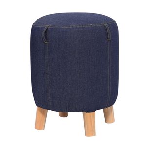 Pouf Bird Ayun Jeans 35x35x45 Cm M&aacute;xima Design