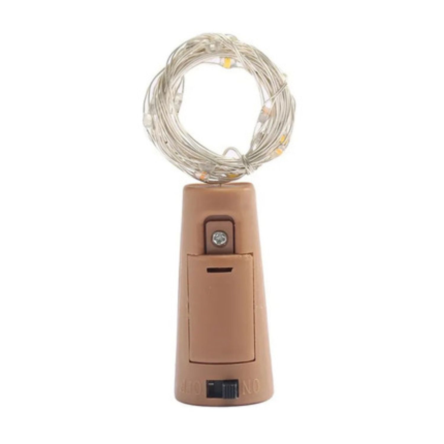 Luces Corcho Hada Alambre 10 Led Decoracion Frias image number 0.0