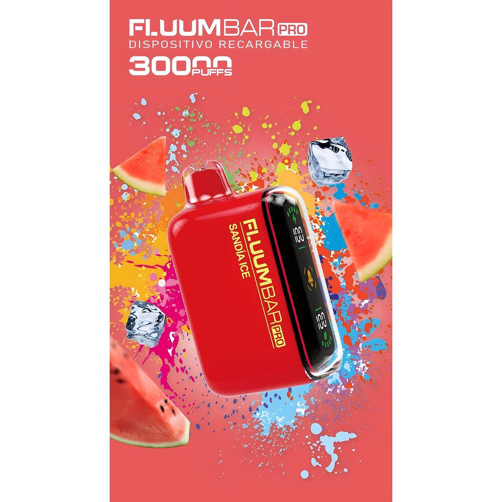 Vaper Fluumbar Pro 30.000 Puff Vaporizador Sand&iacute;a Ice image number 1.0