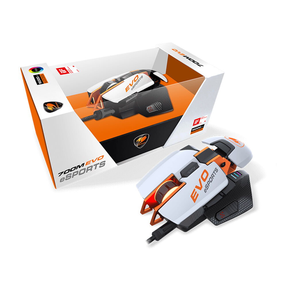 Mouse Gamer Cougar 700m Evo Pro White Gaming Edition image number 4.0