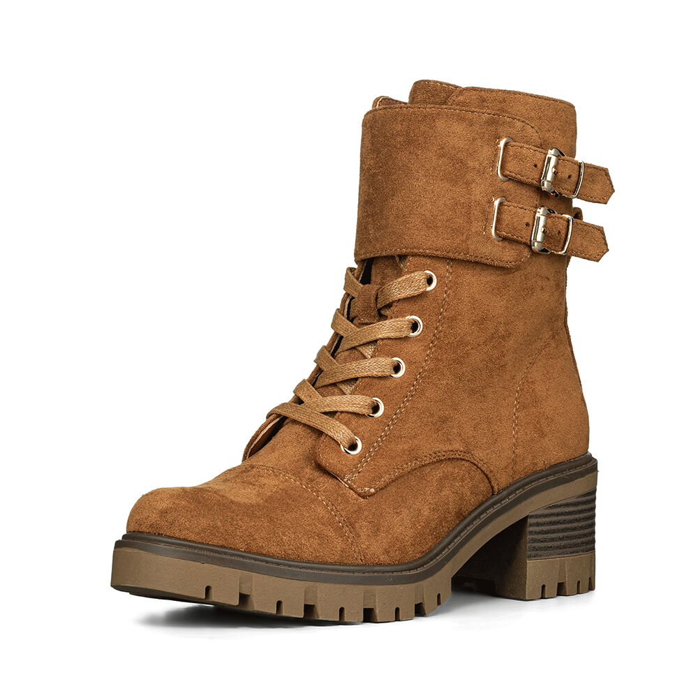 Botin Casual Mujer Tacon Grueso Vintage Weide Hx505 image number 4.0