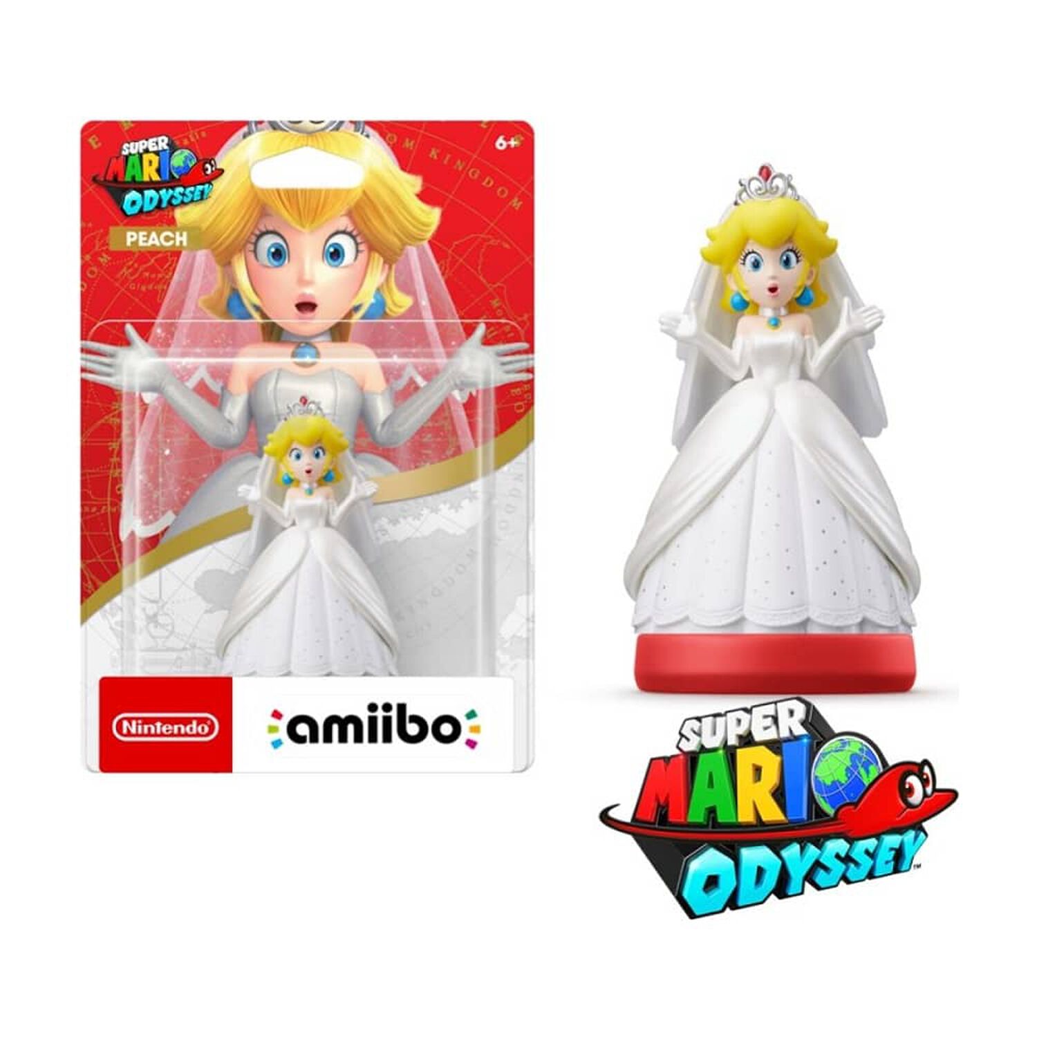 Amiibo Princess Peach Wedding Super Mario Odyssey Nintendo image number 0.0