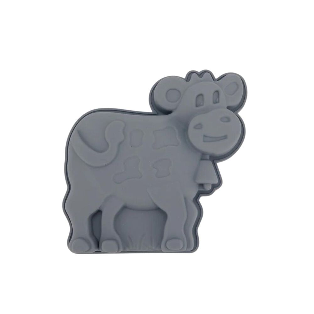 Molde Silicona 15x15cm Para Hornear Dise&ntilde;o Vaquita Reposteria image number 0.0