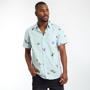 Camisa Estampada Slim Manga Corta Hombre Rolly Go