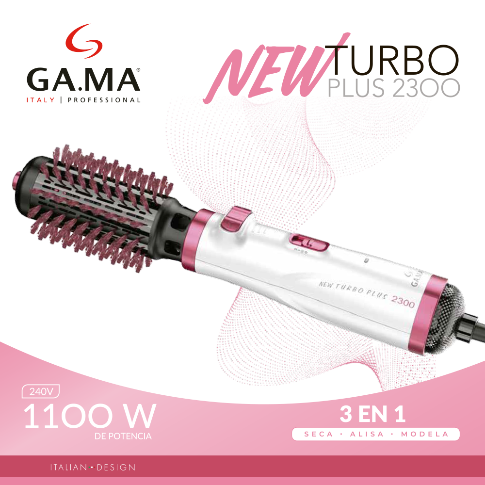 Cepillo Modelador Gama New Turbo Plus 2300 image number 3.0