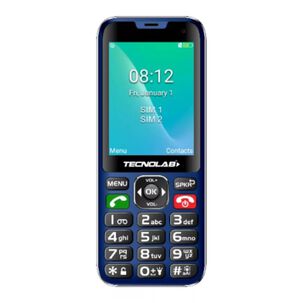 Telefono Senior Adulto Mayor 4g Azul Doble Sim Card Tl487