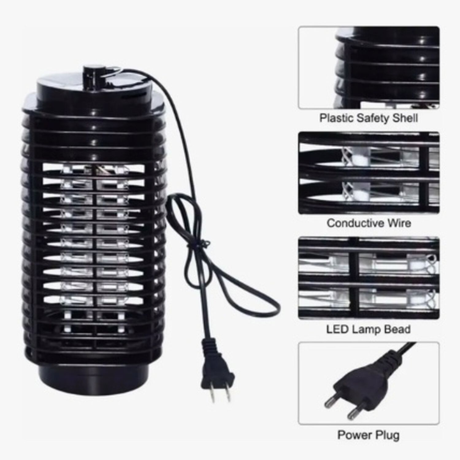 Pack 2 Lampara Uv Mata Mosquitos image number 3.0