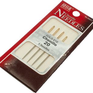 Agujas Regal Chenille N20 Bordar Y Coser Premium Japones