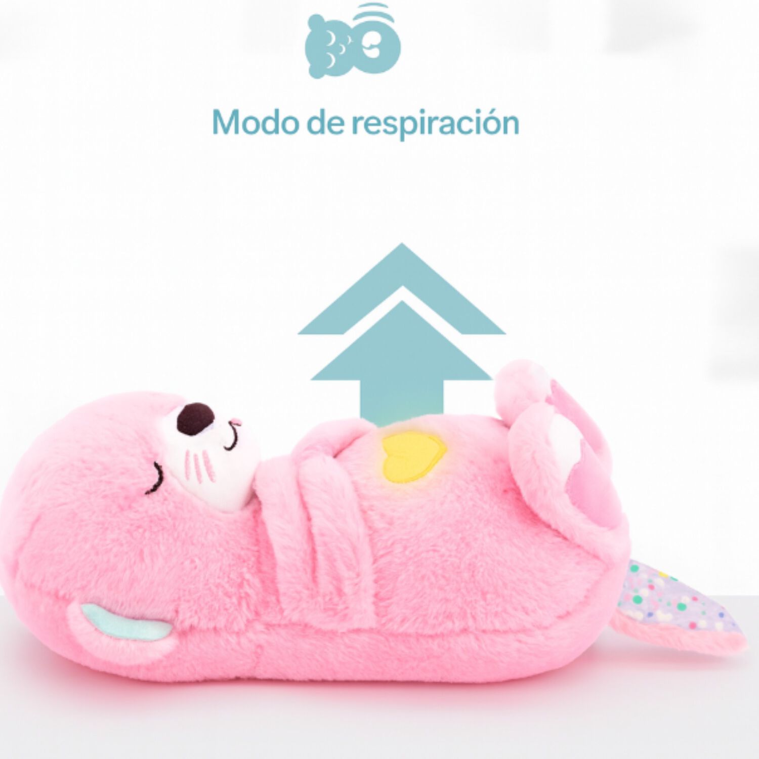 Nutria Peluche Relajante Luz Musical Juguete Respiraci&oacute;n image number 19.0