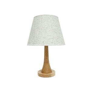 Lampara Base Madera Elegante 38cm