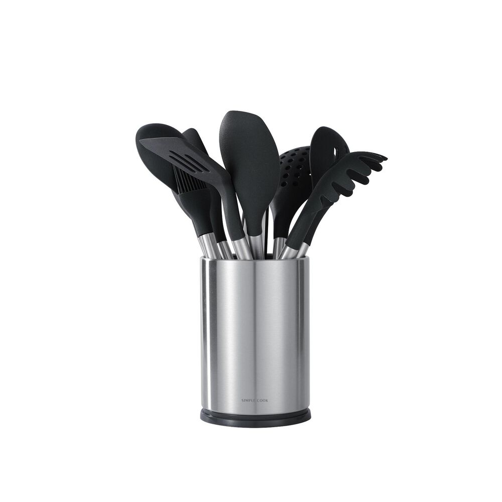 Set De Utensilios Cuisine Negro 10pzs Simple Cook image number 0.0