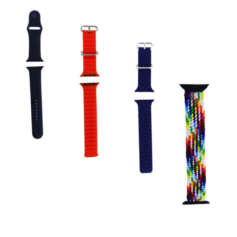 Smarwatch T20 Ultra + 4 Correas, Notificaciones Redes Sociales, Llamadas, Bluetooth, Musica image number 2.0