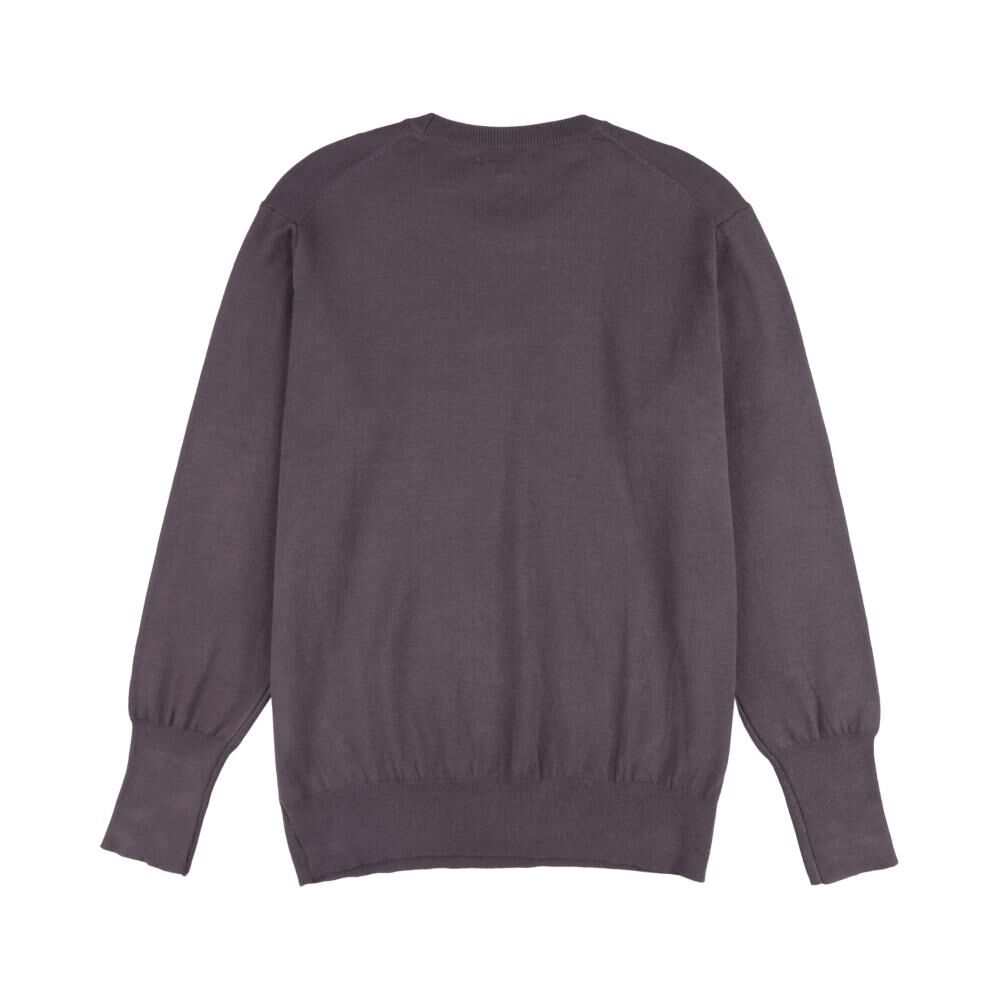 Sweater Aplicación Brillos Manga Larga Cuello Redondo Mujer Kimera image number 1.0
