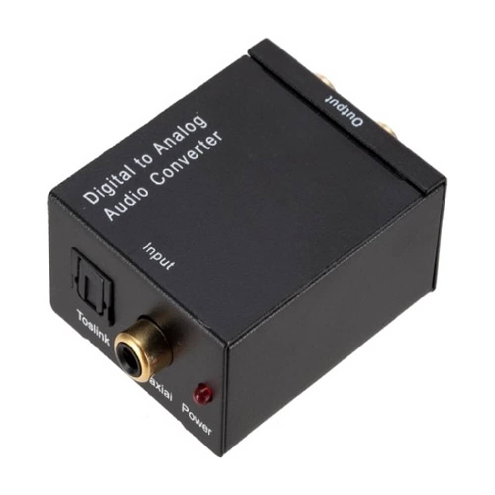 Adaptador Optico A Rca Convertidor Audio Optico Para Tv Amplificador Conversor Rca A Optical image number 0.0